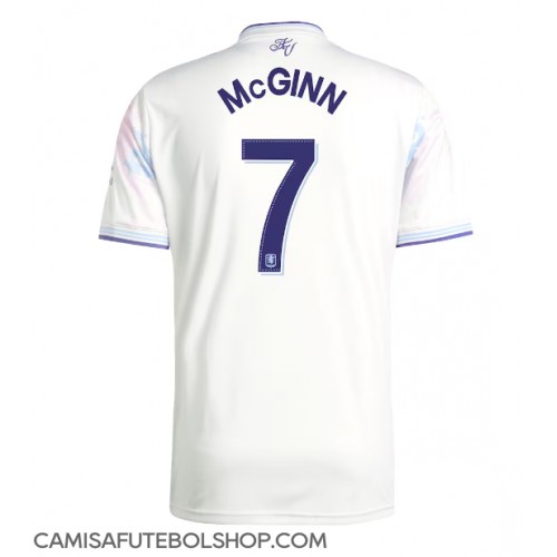 Camisa de time de futebol Aston Villa John McGinn #7 Replicas 3º Equipamento 2025-26 Manga Curta Camisa de time de futebol Aston Villa John McGinn #7 Replicas 3º Equipamento 2025-26 Manga Curta